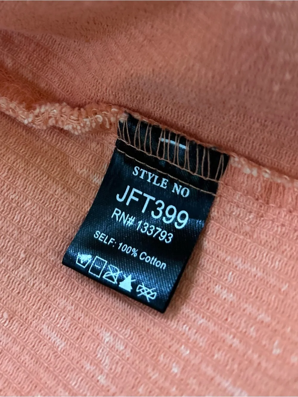 Sz L POL Orange Corduroy Crop Jacket 100% cotton